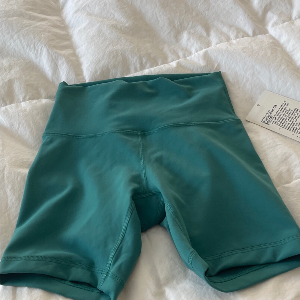 Lululemon Athletica Teal Bike Shorts